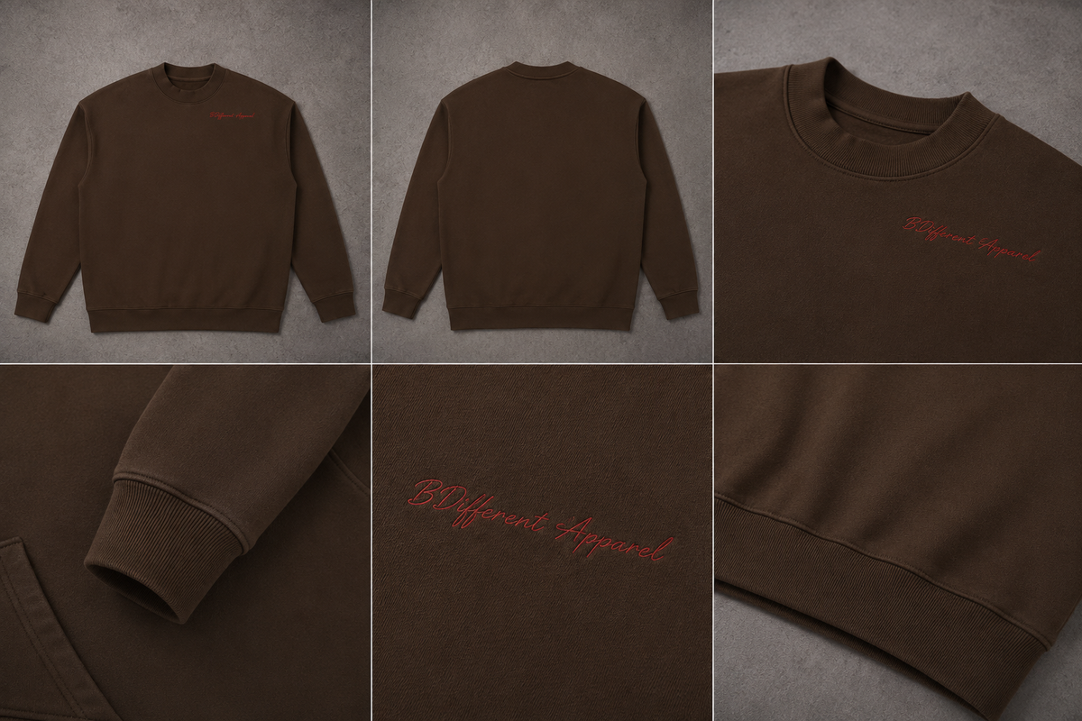 Drop Shoulder Crewneck Sweatshirt