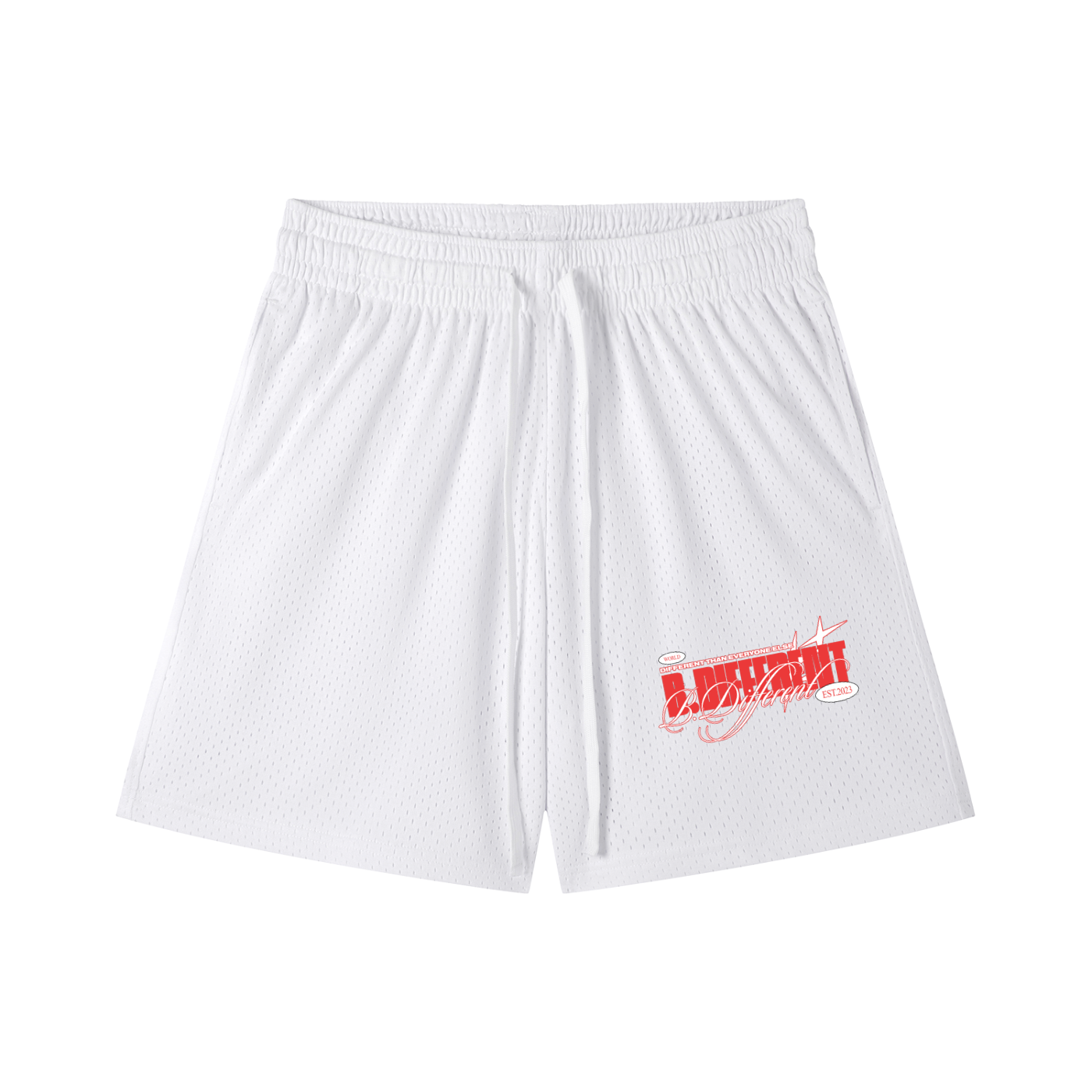 Mesh Drawstring Shorts