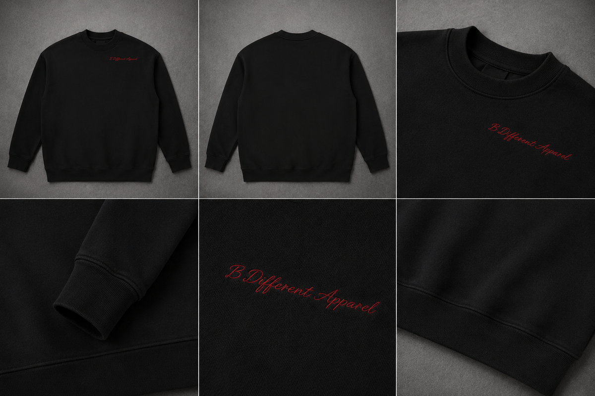 Drop Shoulder Crewneck Sweatshirt